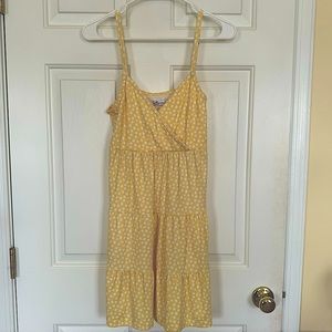 HOLLISTER • Women’s Yellow Floral Sundress Size- Small